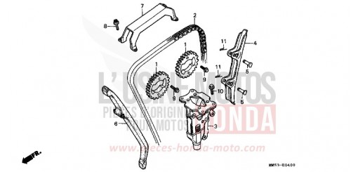 CHAINE A CAMES/TENDEUR CBR1000FJ de 1988